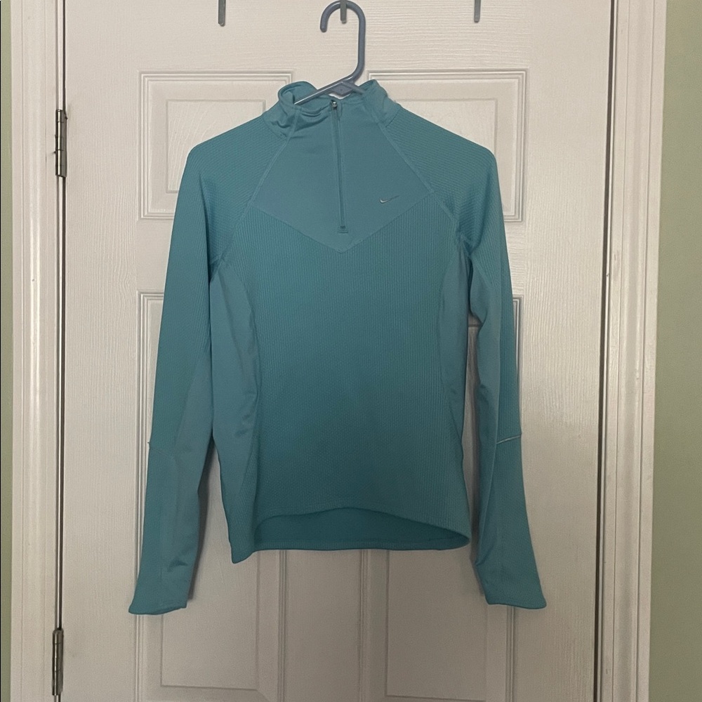 Nike Teal Long Sleeve Pullover